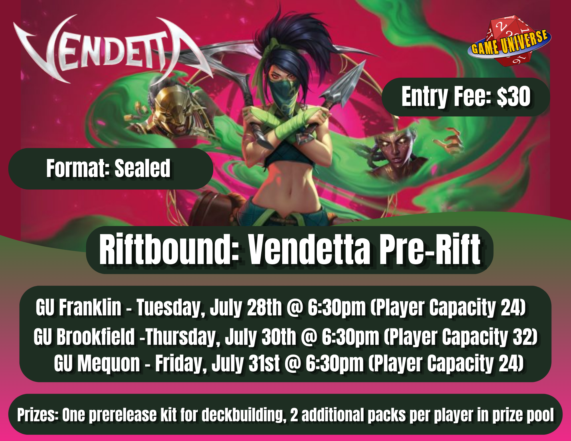 Riftbound: Vendetta Pre-Rift — Game Universe